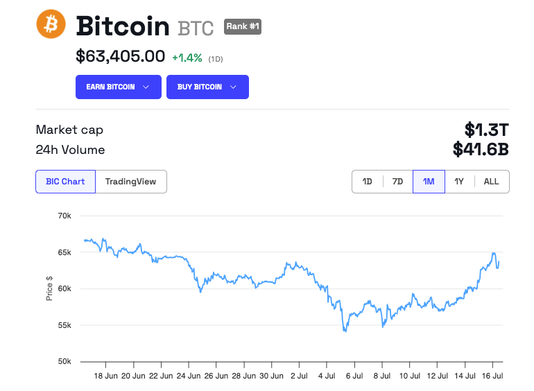 Bitcoin Price Performance